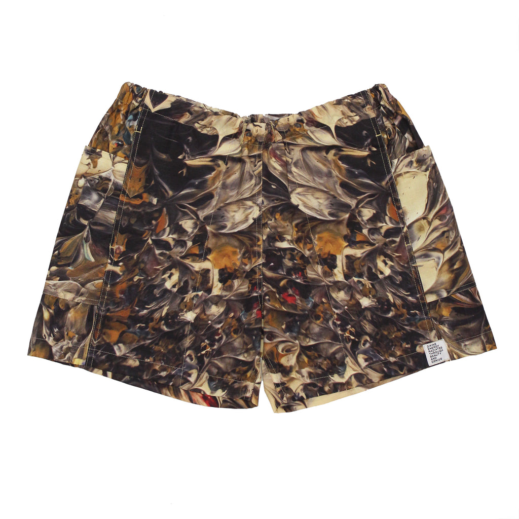 D-Tech Shorts (Real Paint Camo Ripstop)