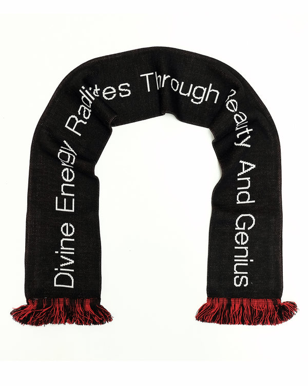 dertbag Knit Scarf with Pockets (Black)