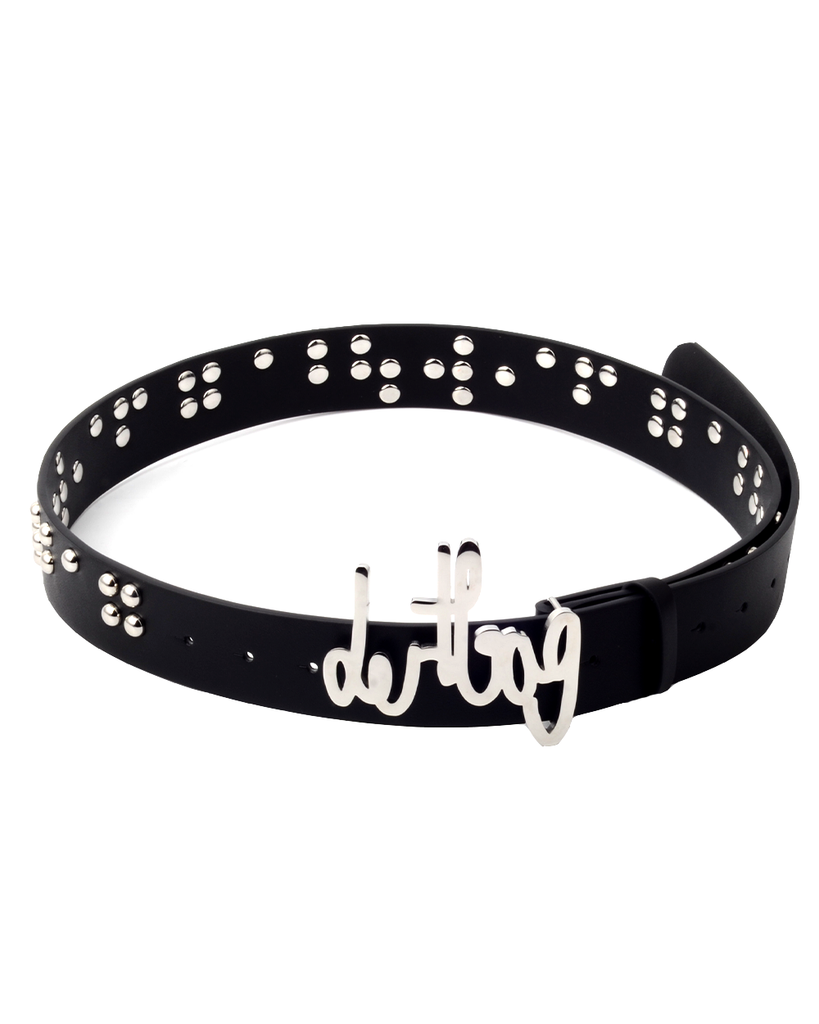 bbraille studded belt