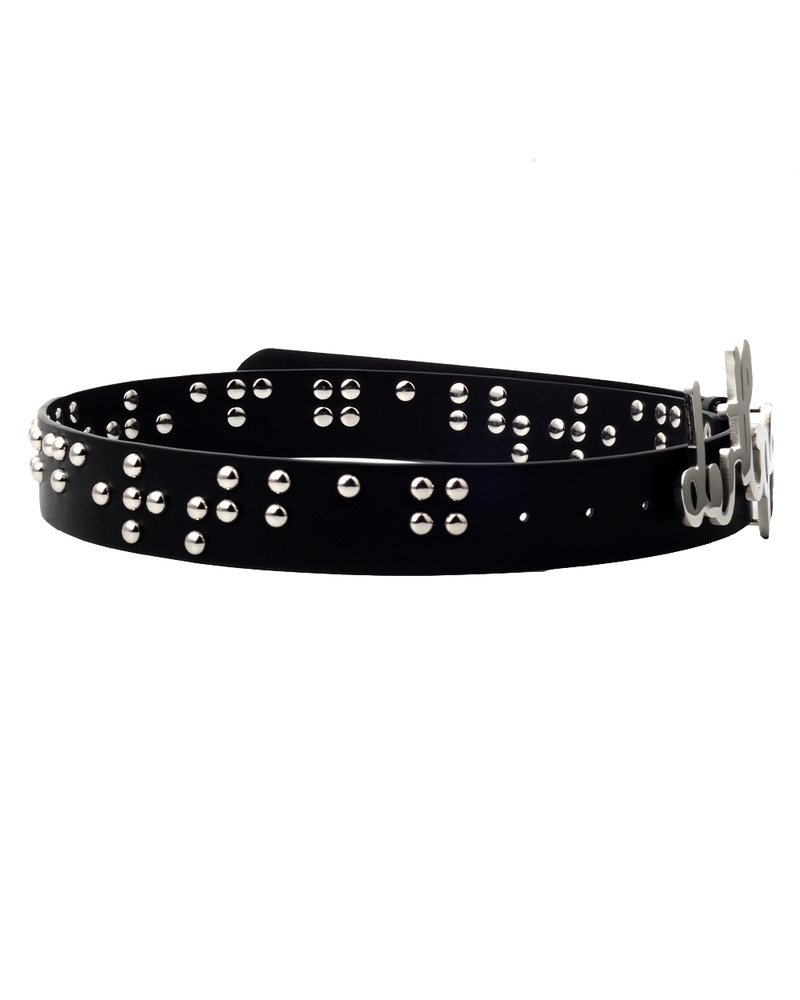 bbraille studded belt