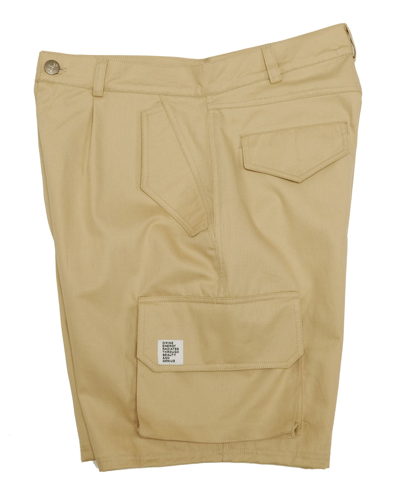 Capacious Short in Twill (Pebble)