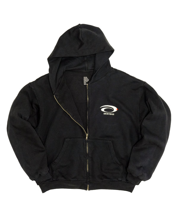 D Star Thermal Lined Zip Up (Onyx)