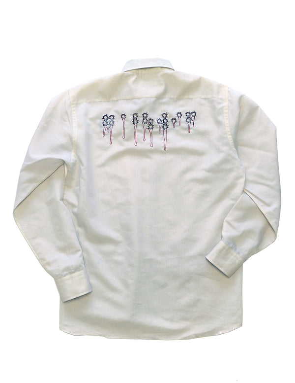 Prototype Embroidered Braille Bullets Oxford (Medium)