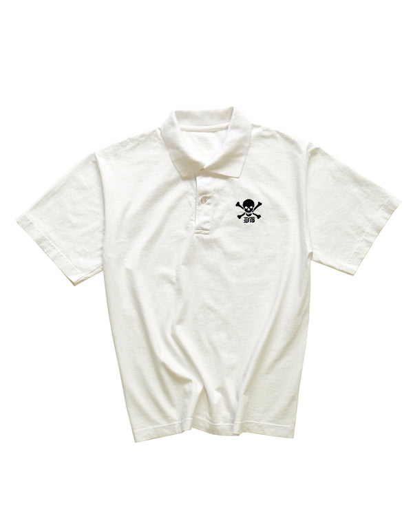 Skull DB Polo (White)