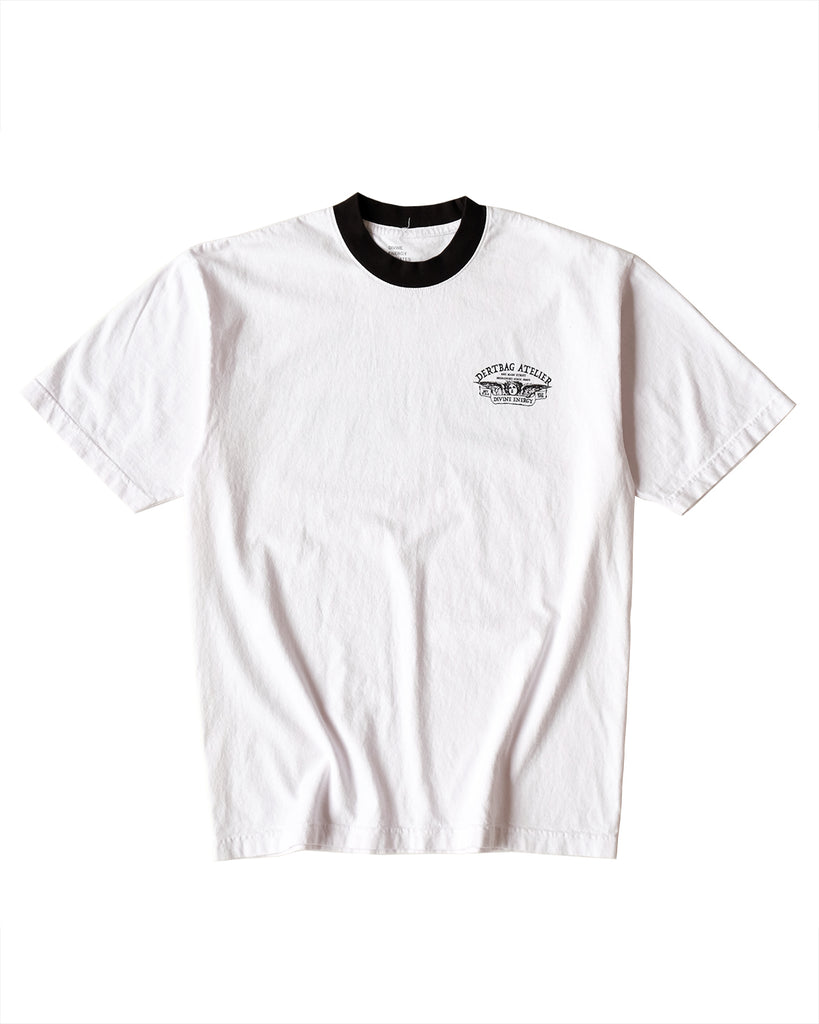 Cherub Atelier Ringer Tee (White/Black)