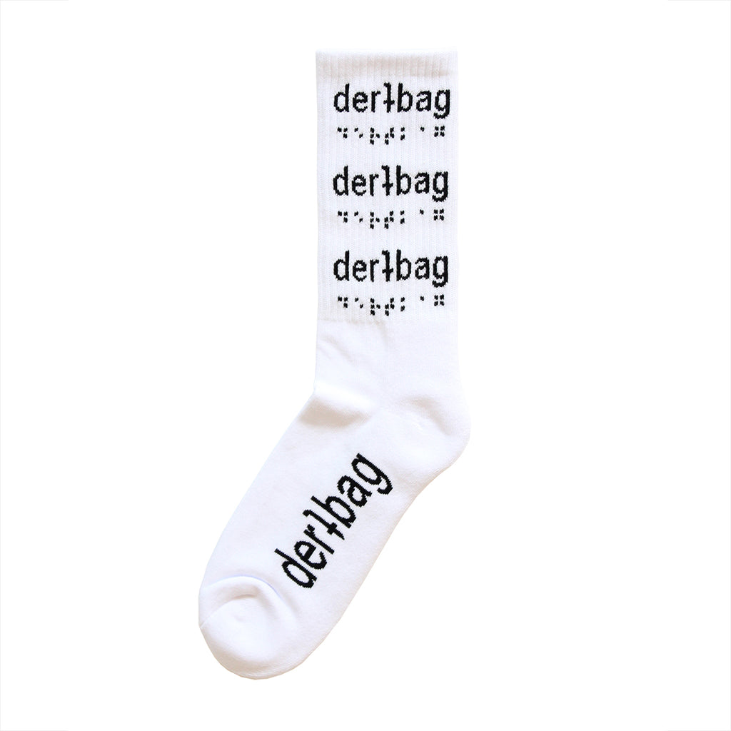 White Logo Socks