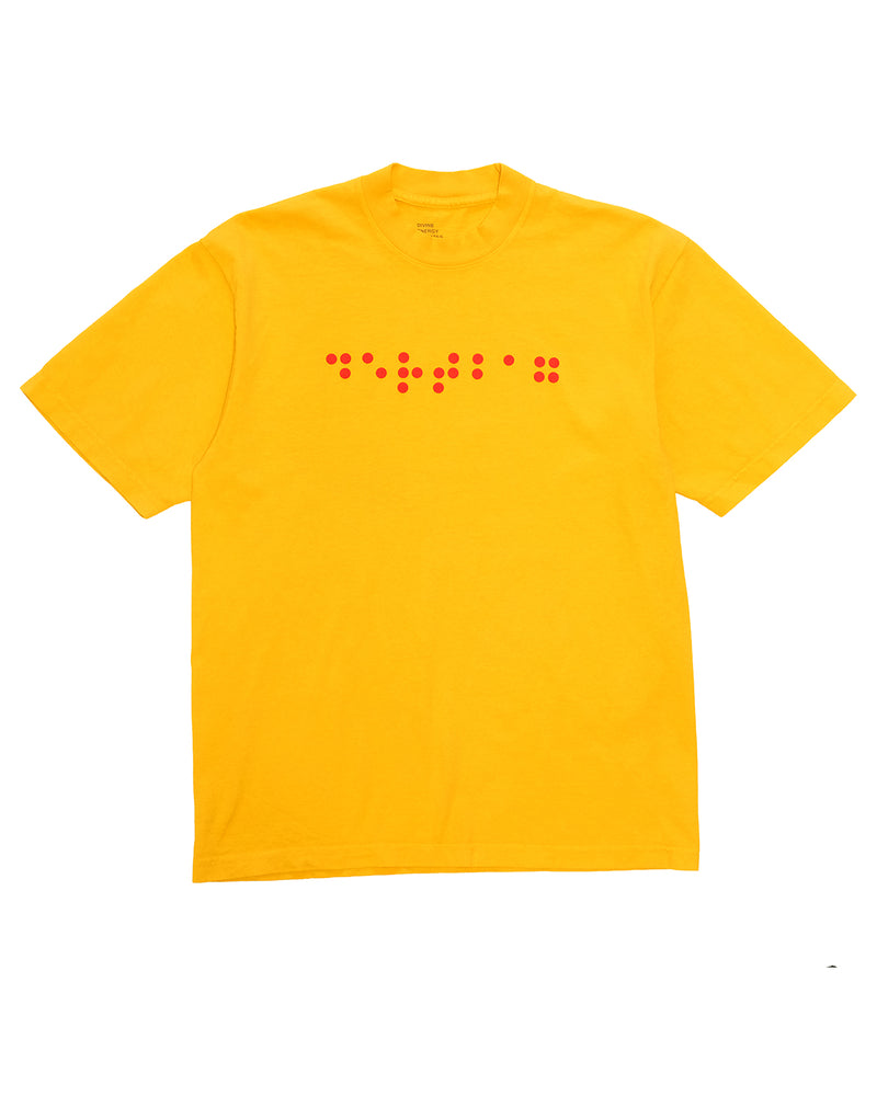 Braille Tee (Yellow)