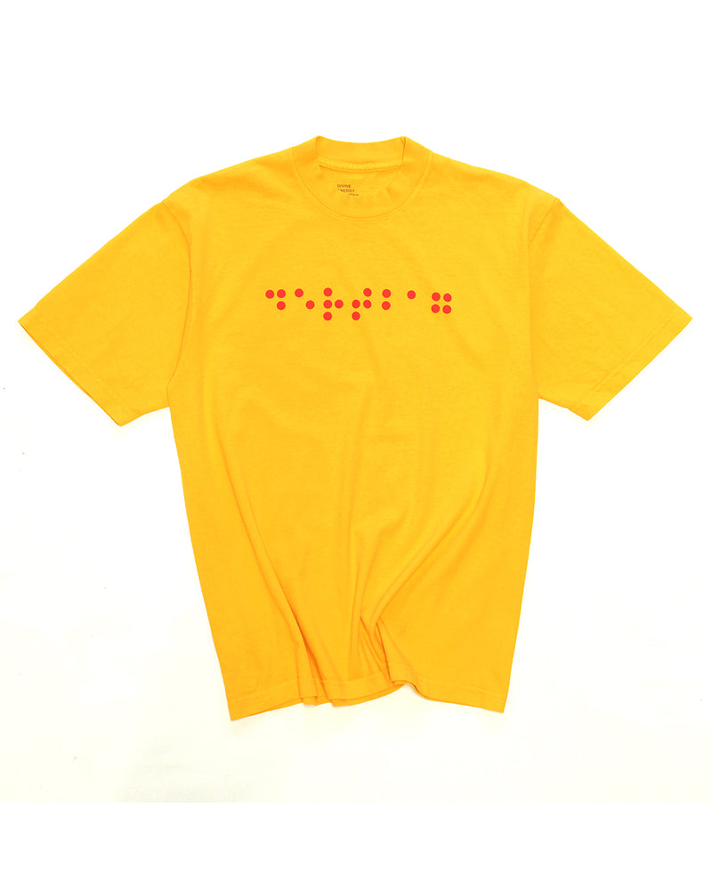 Braille Tee (Yellow)
