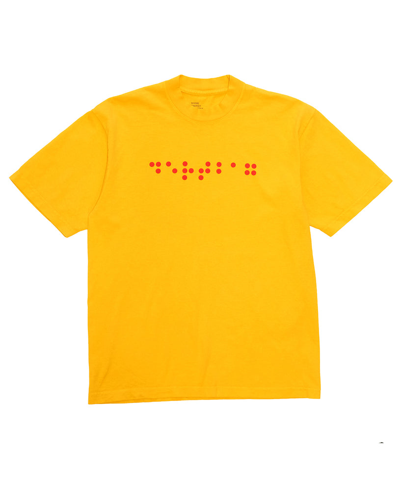 Braille Tee (Yellow)