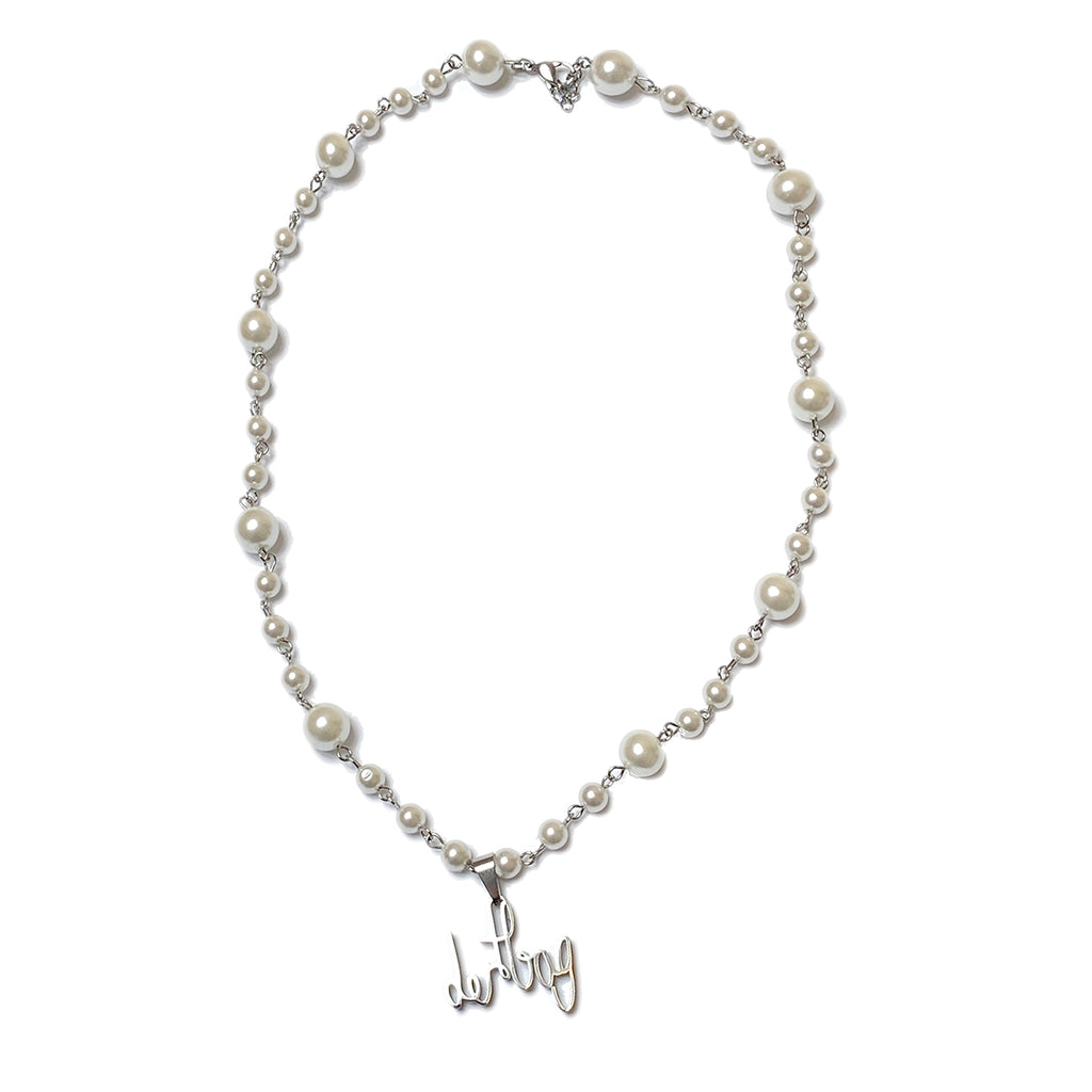 Stainless Steel Connect Pearl Necklace