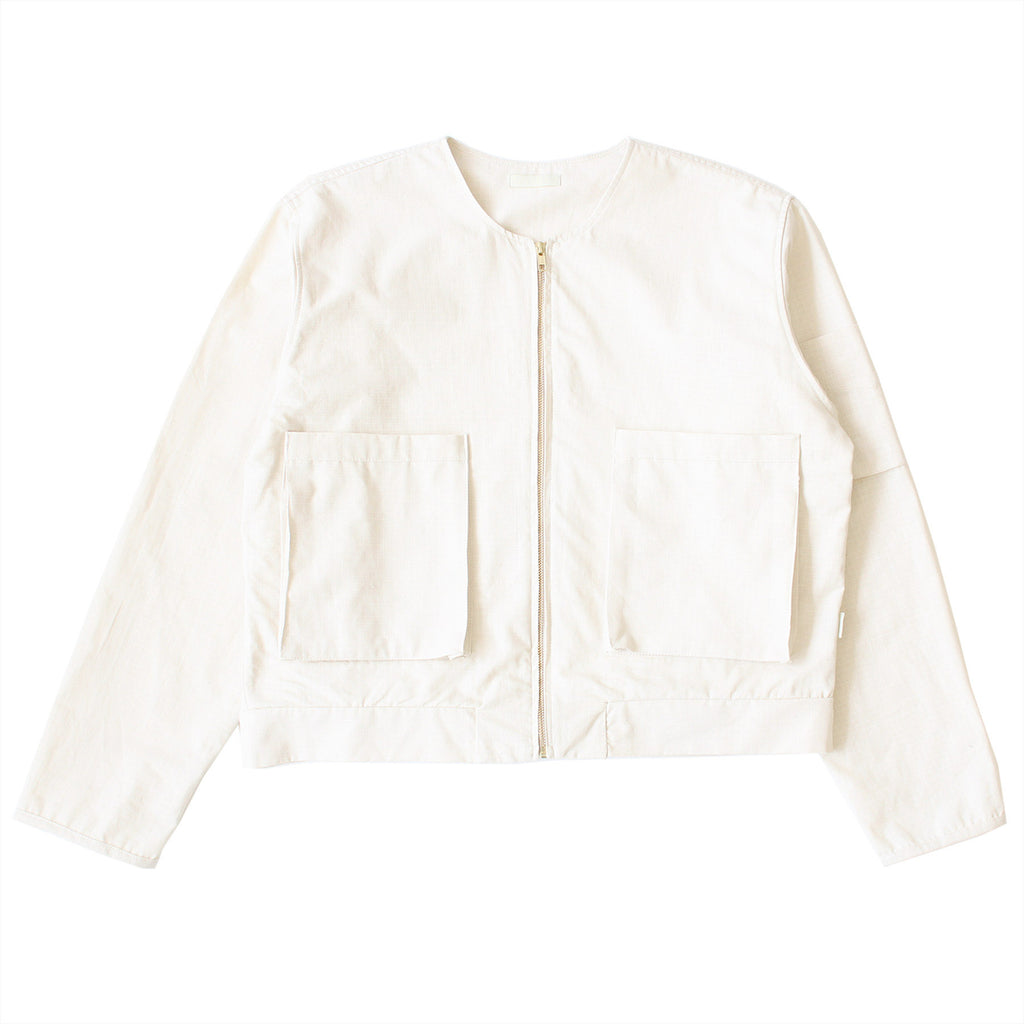 NATURAL RIPSTOP dB BOMBER JACKET