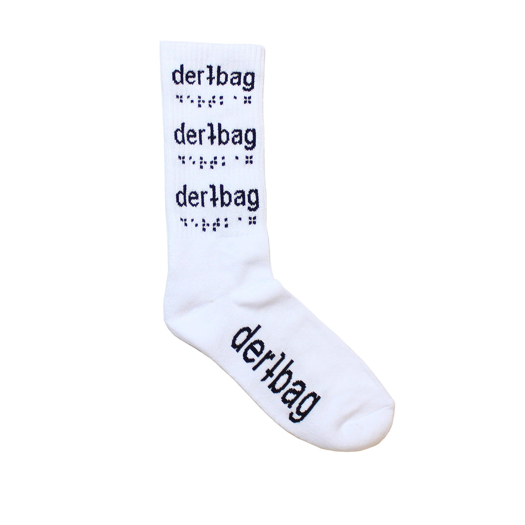 White Logo Socks